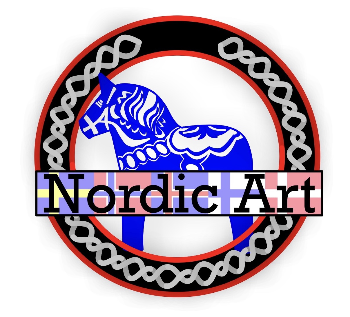 A logo that says Nordic Art